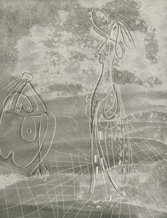 Pablo Picasso, Two Bathers, from The Honeysuckle, 1943