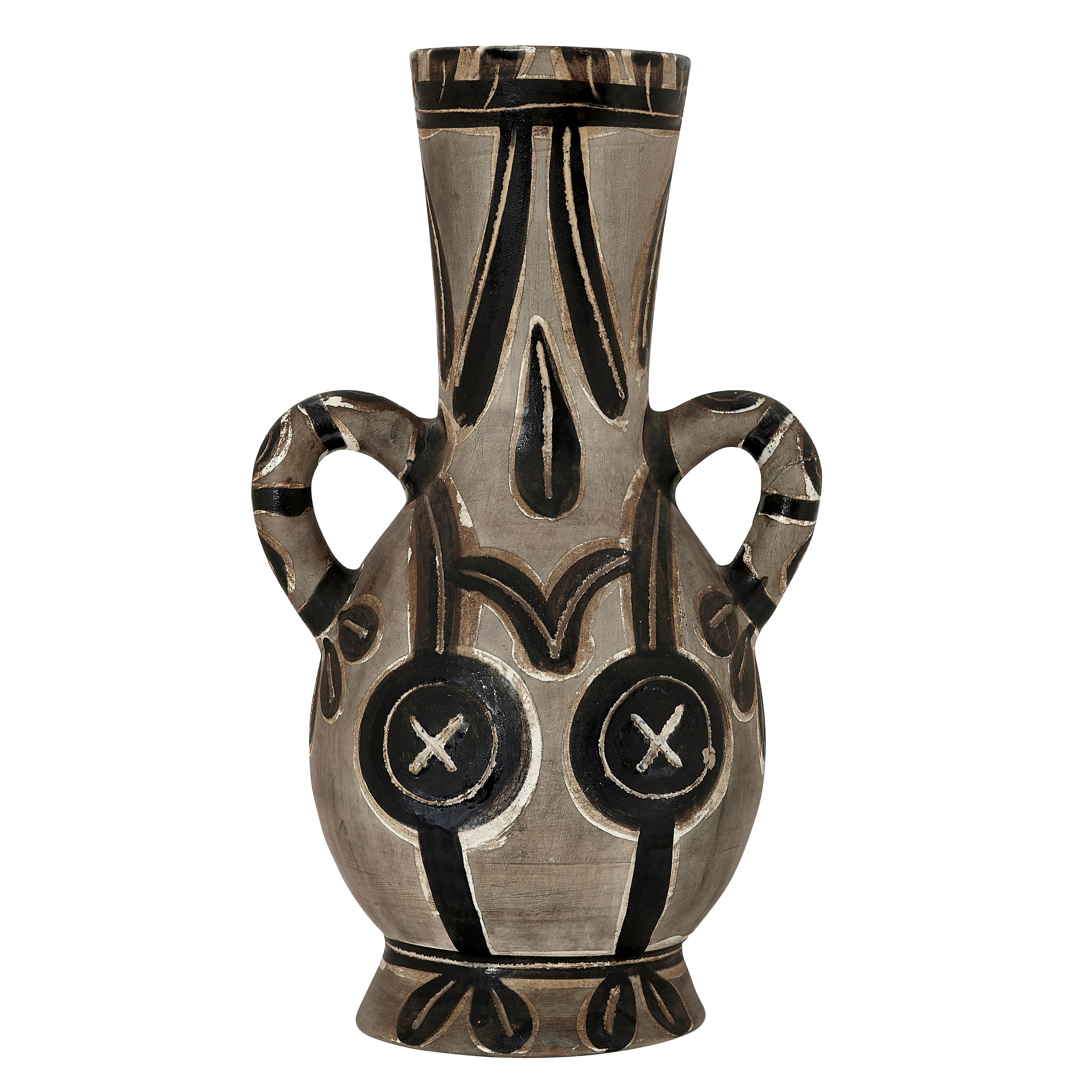 Vase Madoura 1953, Pablo Picasso « Vase deux anses hautes » (A. R. 213) en vente 2