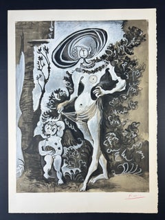 Pablo Picasso - Venus et l’Amour voleur de miel – hand-signed lithograph - 1960