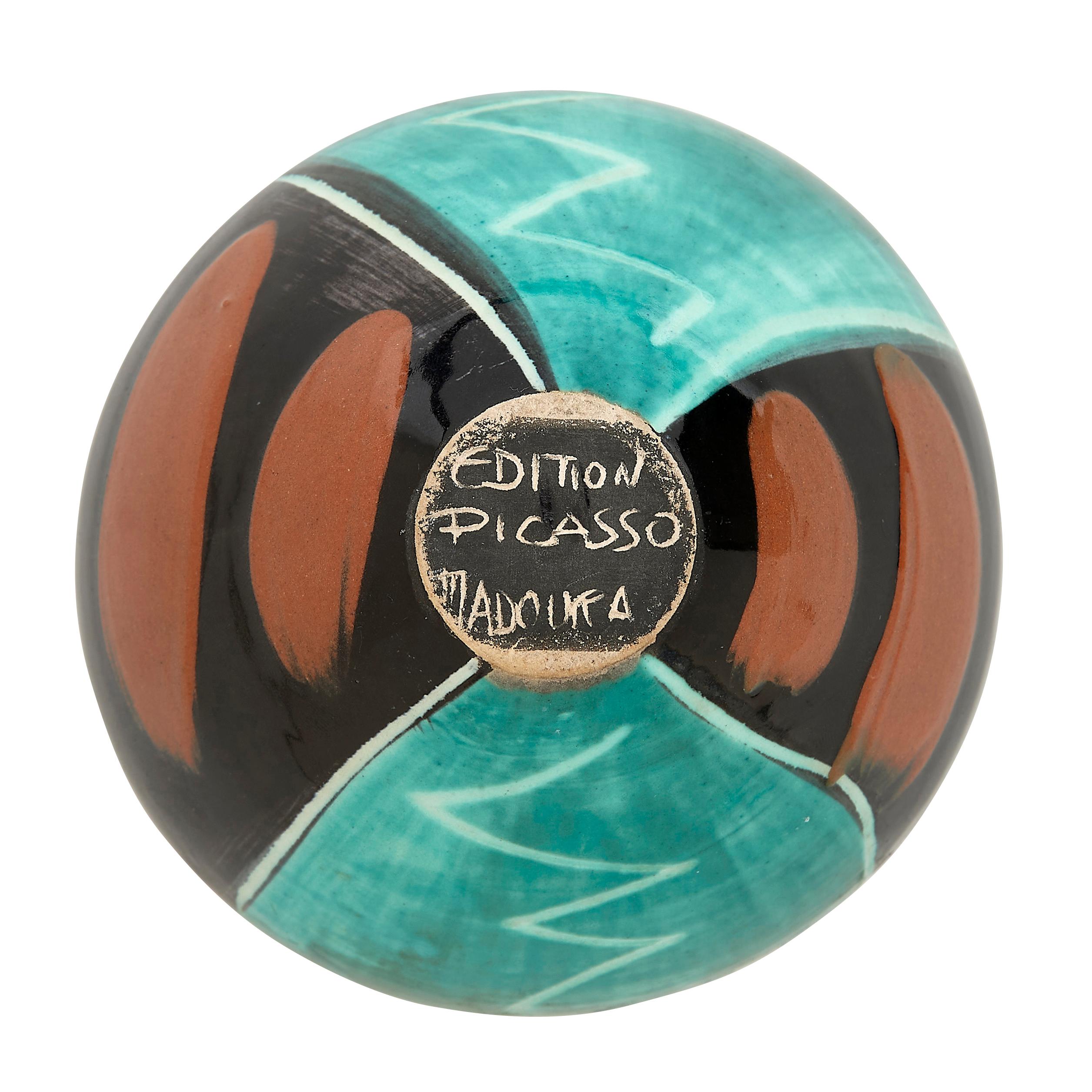 Pablo Picasso 'Visage' (A. R. 290) Madoura Bowl 1955 1