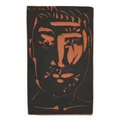 Pablo Picasso 'Visage d'homme' A. R. 539