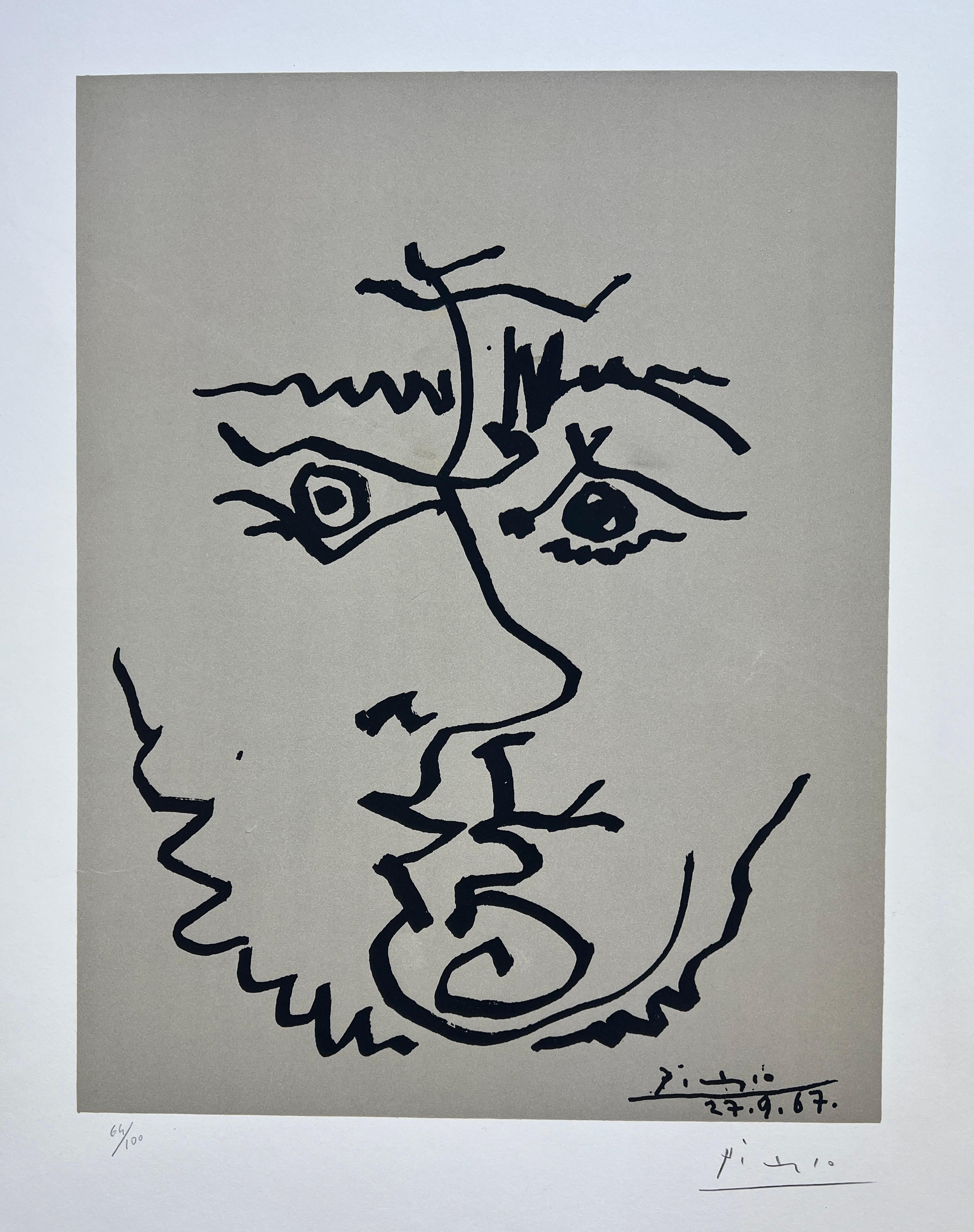 Pablo Picasso - Bacchus Celebration - Lithograph and Stencil For Sale ...