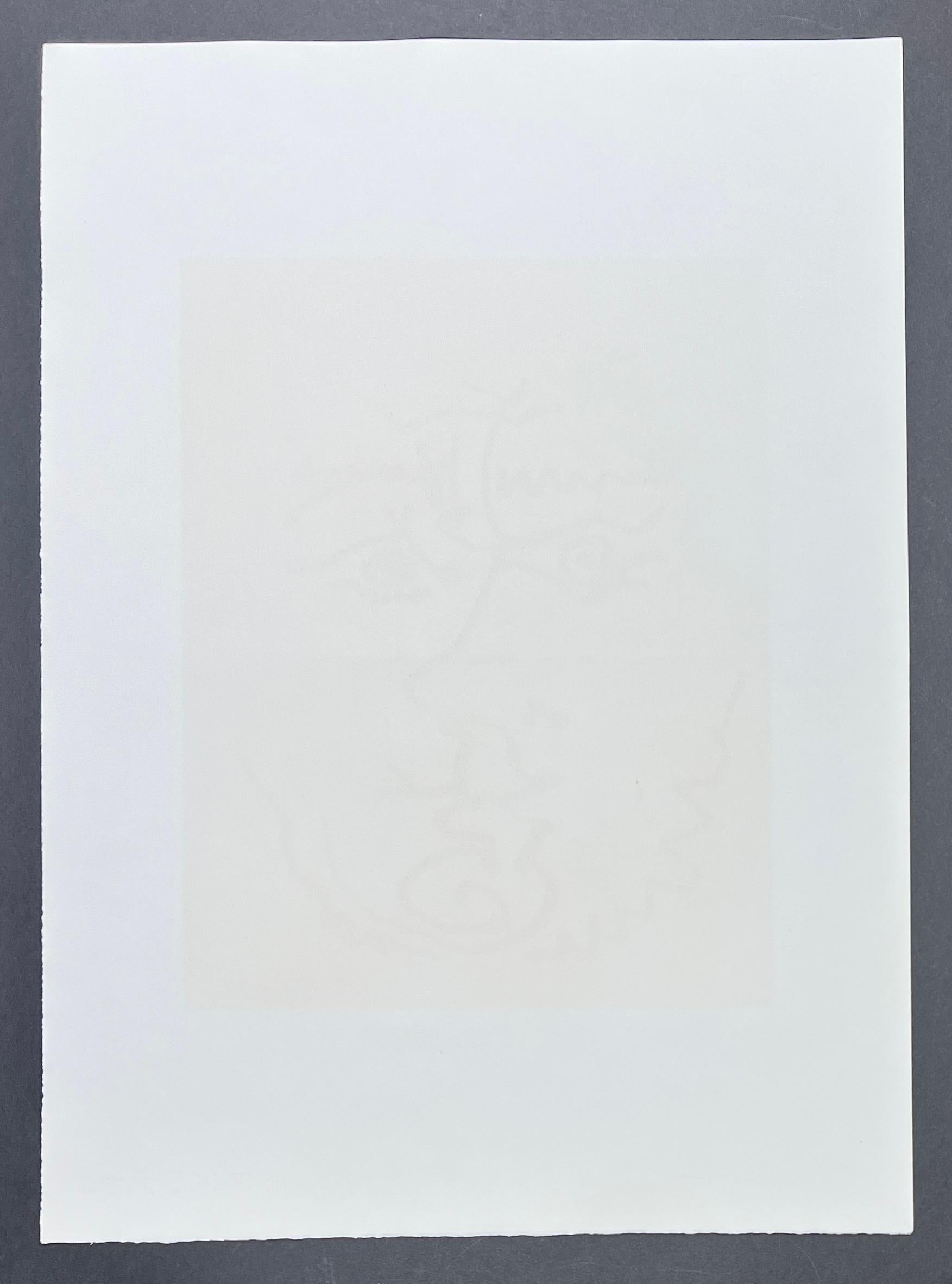 Pablo Picasso - Visage - hand-signed lithograph on BFK Rives paper - 1967 For Sale 4