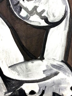 After Pablo Picasso - Woman Combing her Hair - Pochoir