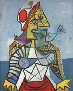 Pablo Picasso 'Woman with Bird' 1994- Offset Lithograph