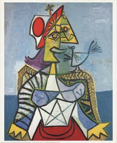 Pablo Picasso 'Woman with Bird' 1994- Offset Lithograph