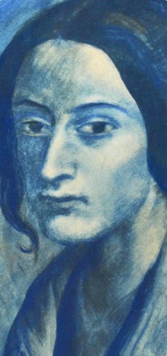 Pablo Picasso, Femme à la mèche de cheveux, Le Blues de Barcelone, 1963 (after)