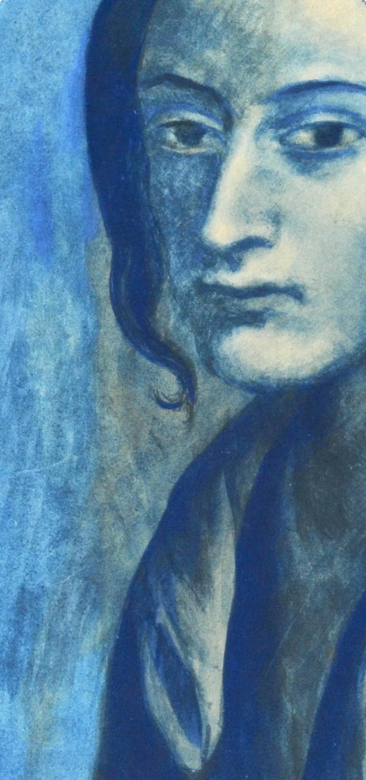 Pablo Picasso, Femme à la mèche de cheveux, Le Blues de Barcelone, 1963 (after) en vente 2