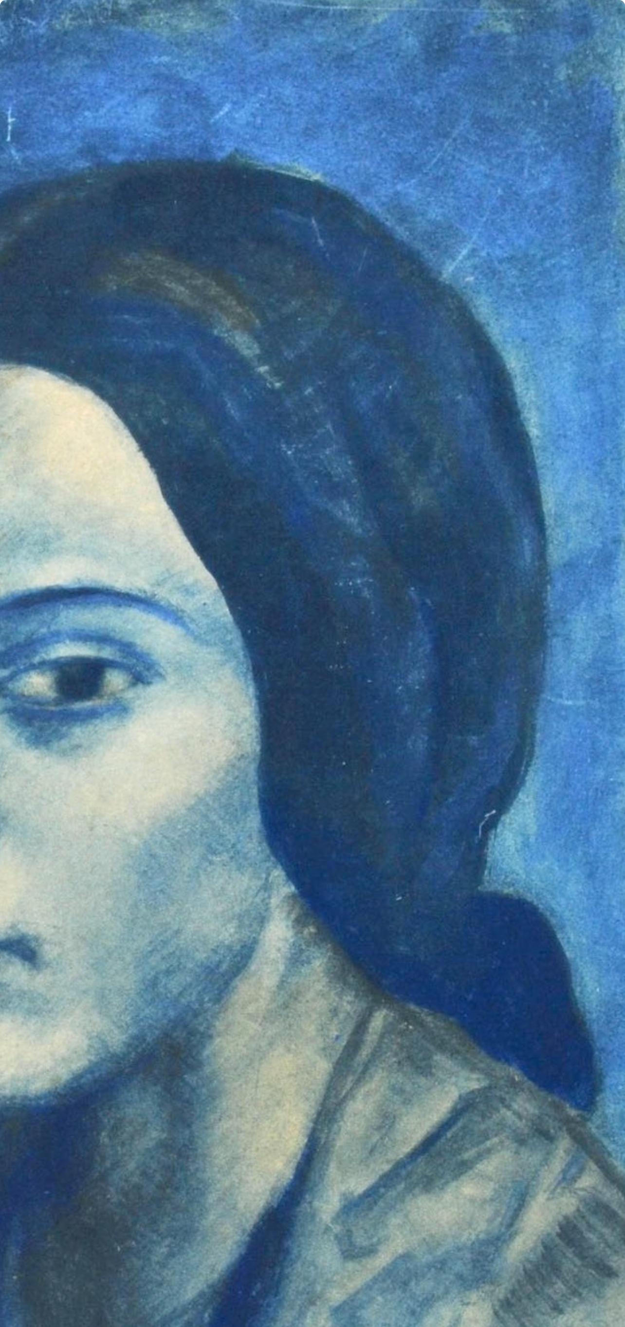 Pablo Picasso, Femme à la mèche de cheveux, Le Blues de Barcelone, 1963 (after) en vente 3