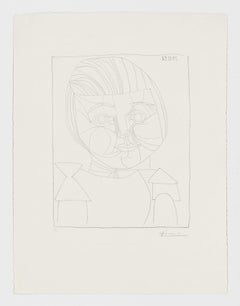 Vintage Pablo Ruiz Picasso Spanish signed limited edition original art print lithograph