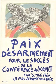 Paix, Désarmement pour le Succès de la Conférence au Sommet, Paris, Mai 1960