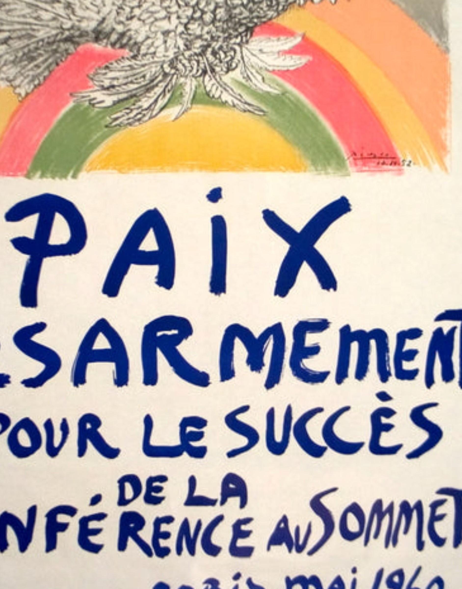 Paix Disarmement-Peace By Pablo Picasso For Sale 3