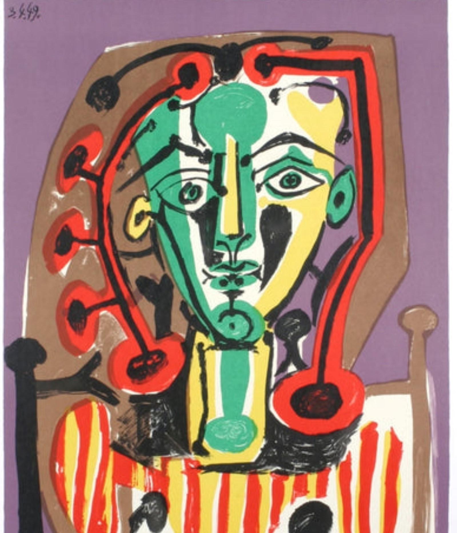 Palais Des Papes, Tete De Femme By Pablo Picasso For Sale 3