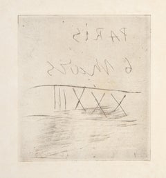 Paris, Radierung von Pablo Picasso