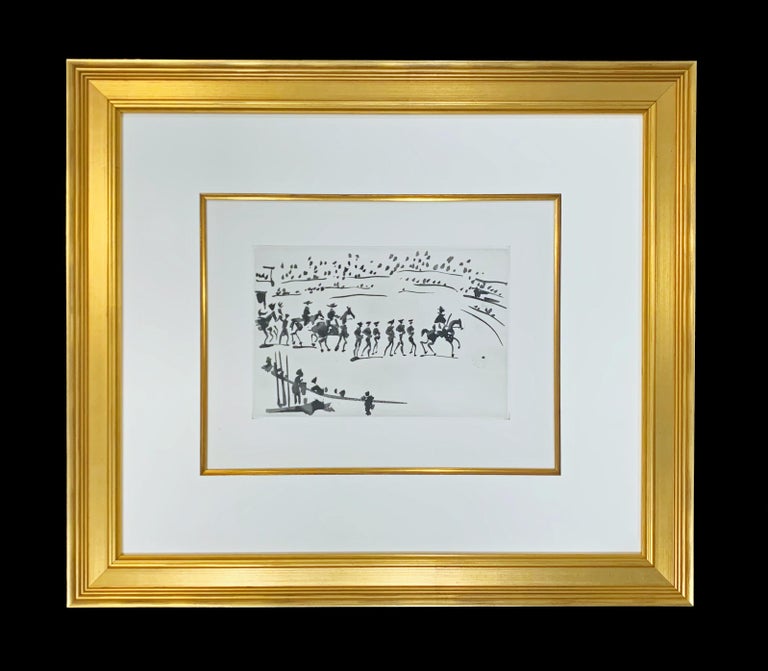 Pablo Picasso Figurative Print - Paseo de Cuadrillas (Ride of the Bullfighting Teams)