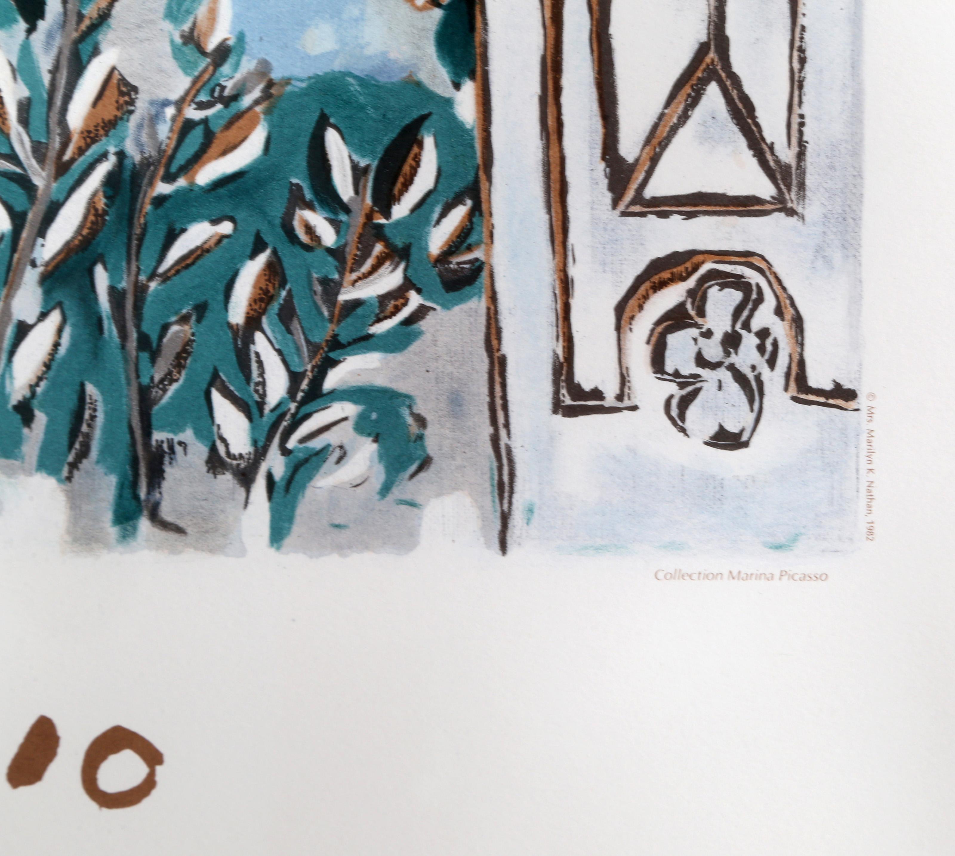 Paysage de Dinard, Cubist Lithograph after Pablo Picasso For Sale 2