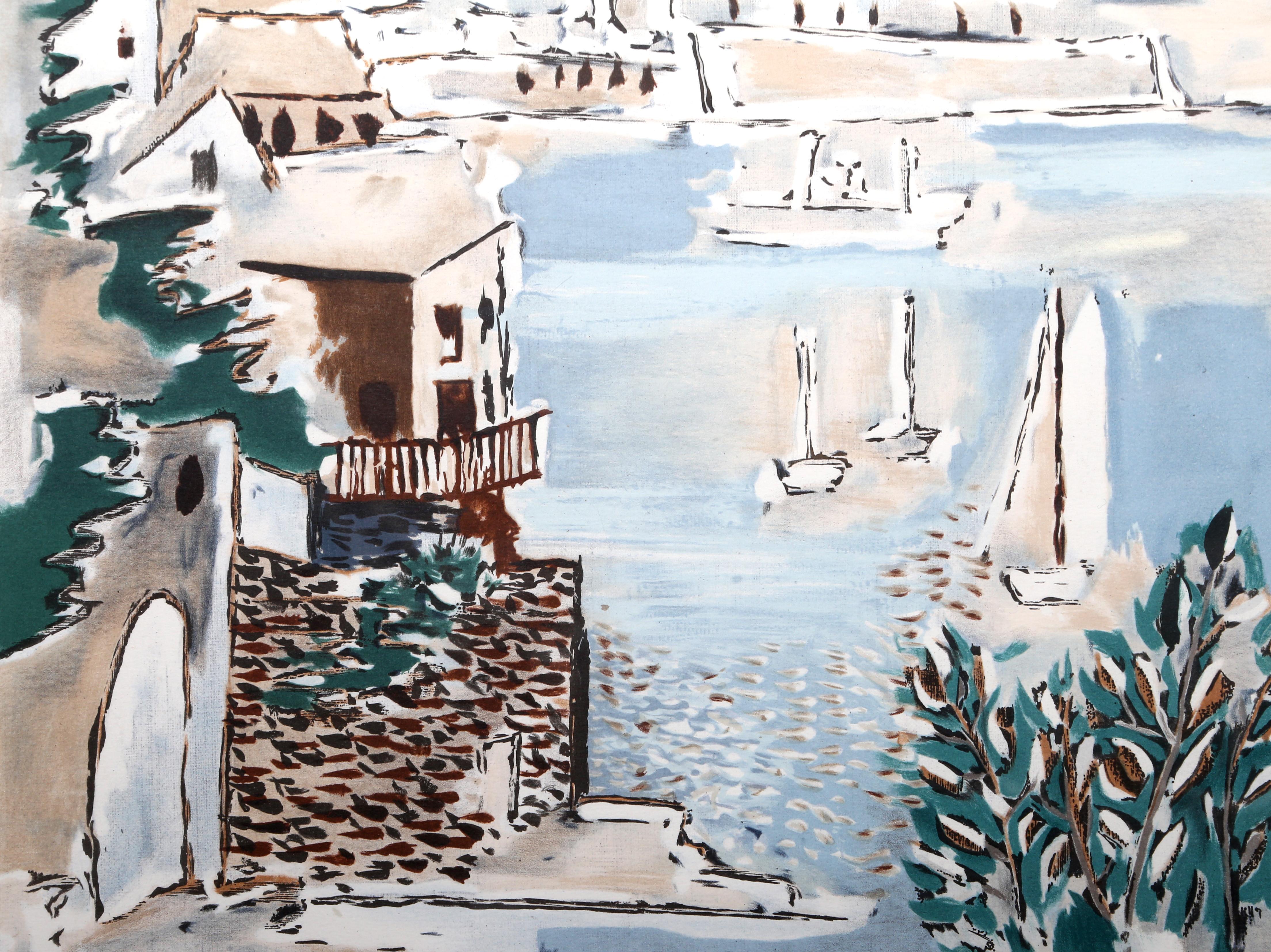 Paysage de Dinard, lithographie cubiste de Pablo Picasso en vente 1