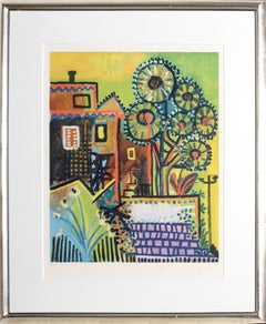 Paysage, Framed Modern Lithograph, Pablo Picasso