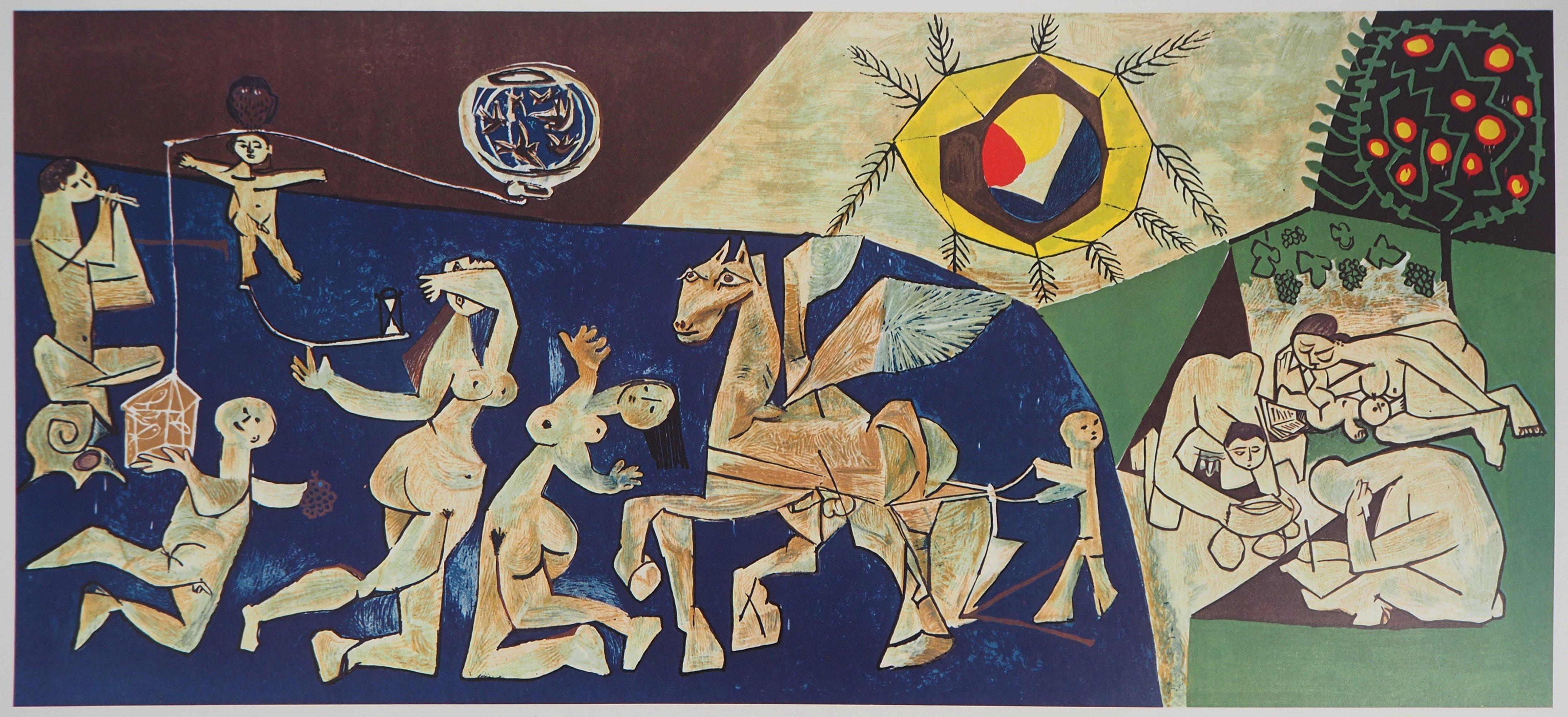 Frieden – Offset-Lithographie, 1969 – Print von Pablo Picasso