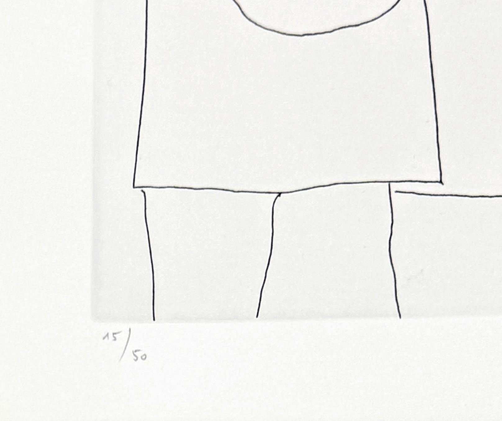 Peintre Et Femme Cueillant Des Fleurs (Bloch 1911, Baer 1917) - Print by Pablo Picasso