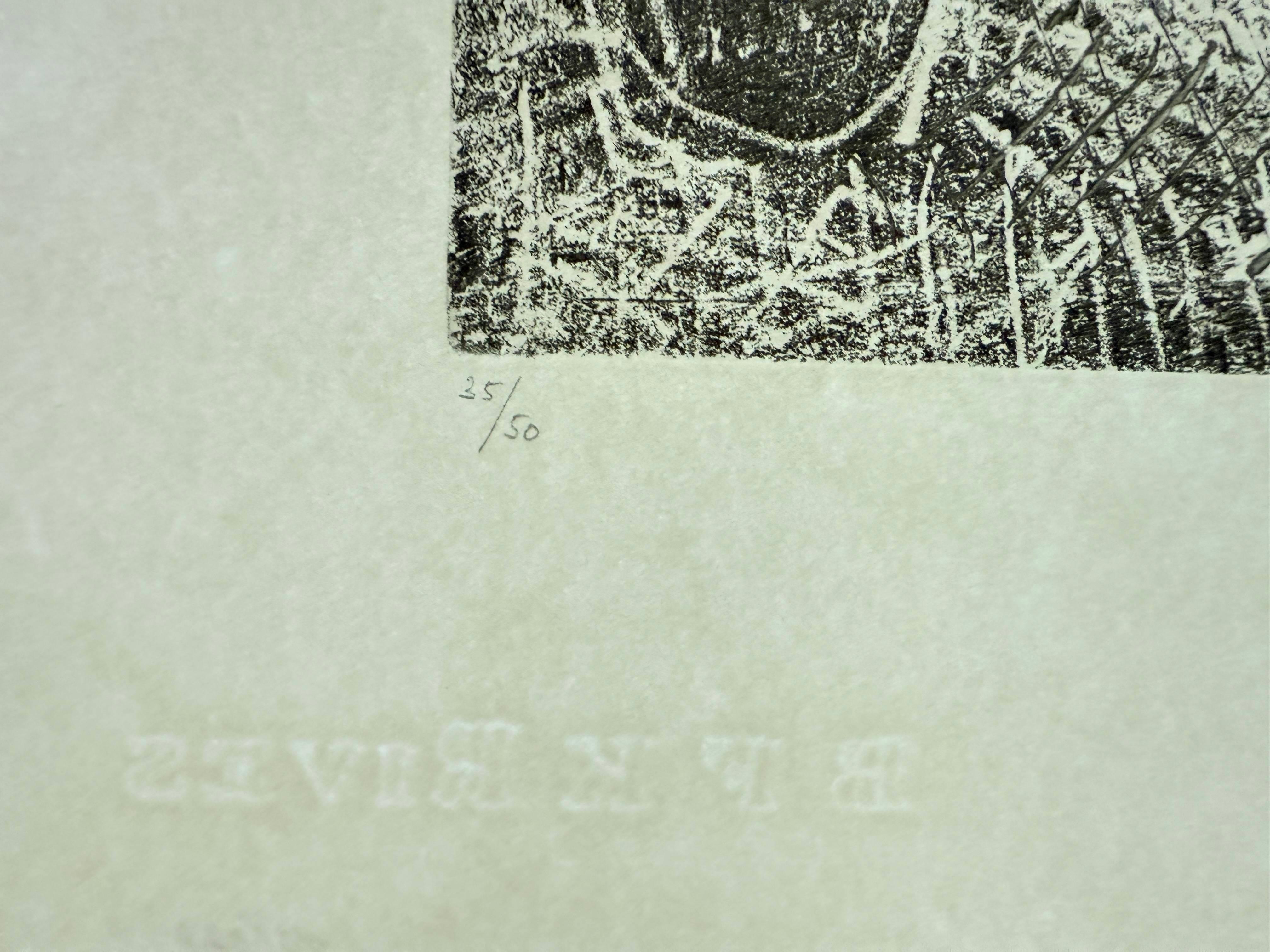 Peintre et modèle au fume-cigarette - Print by Pablo Picasso