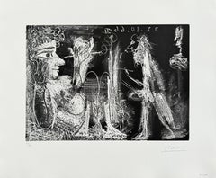 Peintre et modèle au fume-cigarette