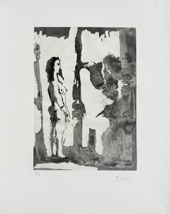 Peintre et modèle aux cheveux longs, de Sable Mouvant