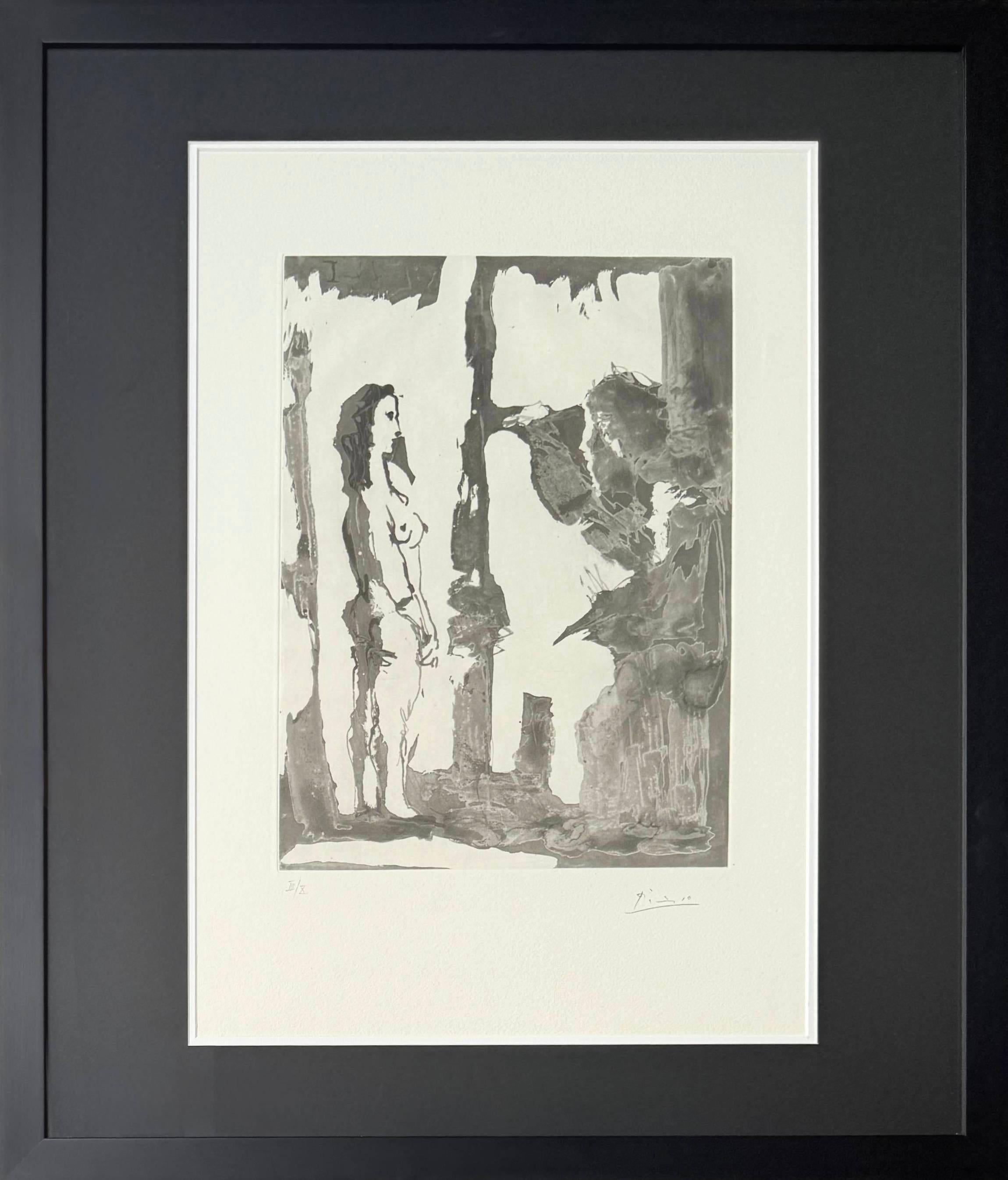 Peintre et modèle aux cheveux longs, from Sable Mouvant
