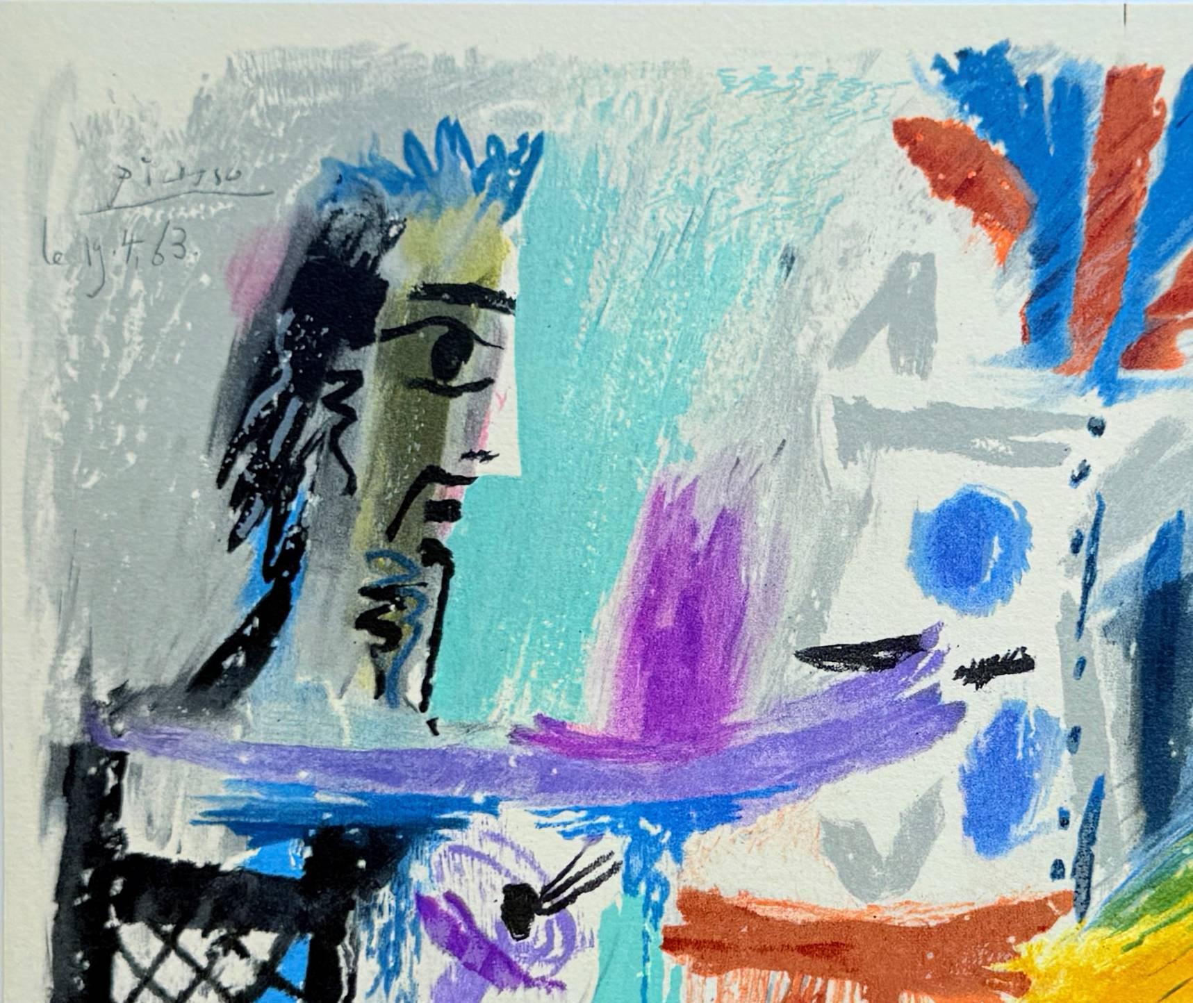 Peintre et modèle - Print de Pablo Picasso