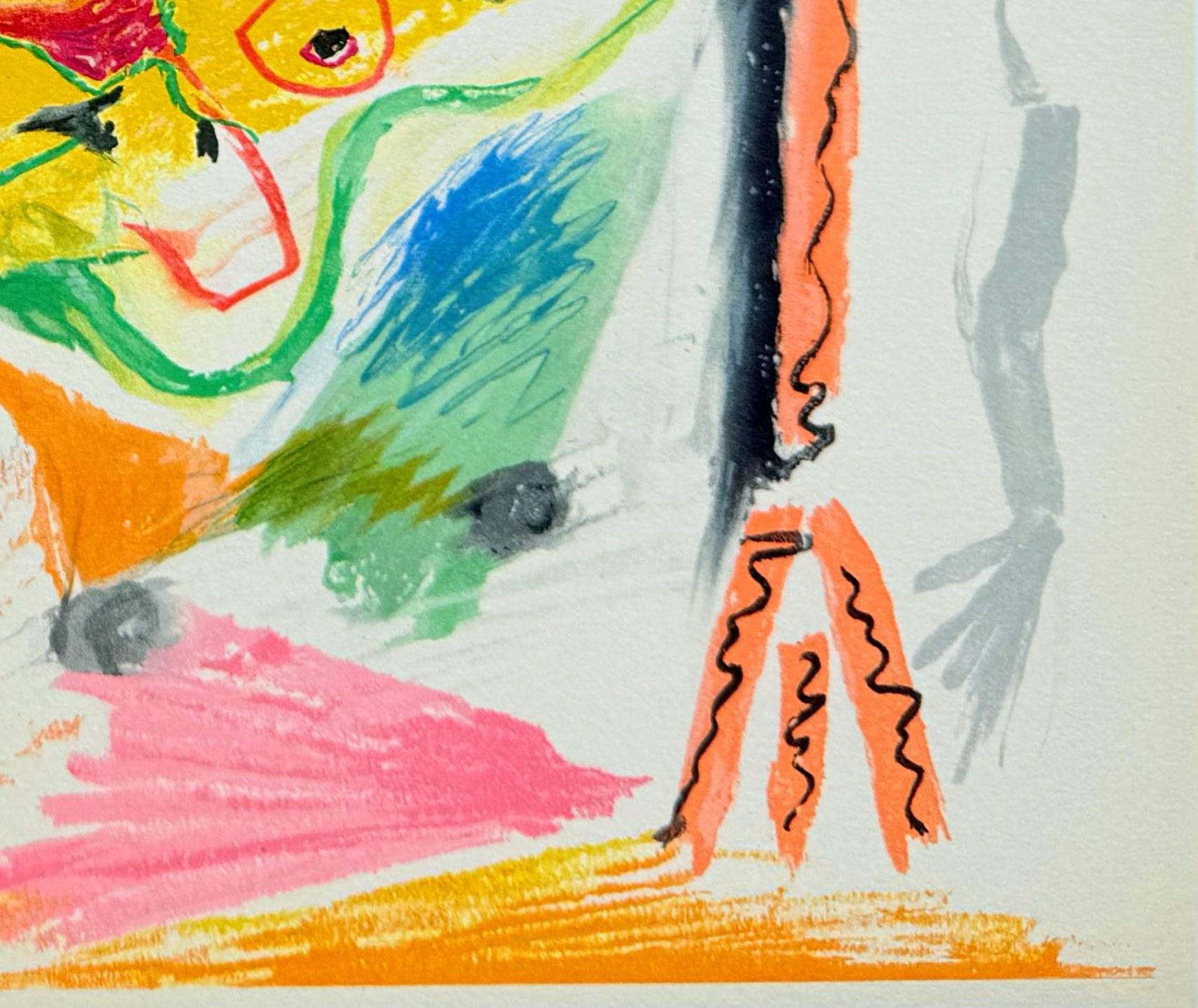 Pablo Picasso (1881-1973) - Peintre et modèle

Lithographie de 1965.

Dimensions de l'œuvre : 23 x 27 cm

Référence : Cramer 130

L'œuvre est en excellent état.

Envoi rapide et sécurisé.