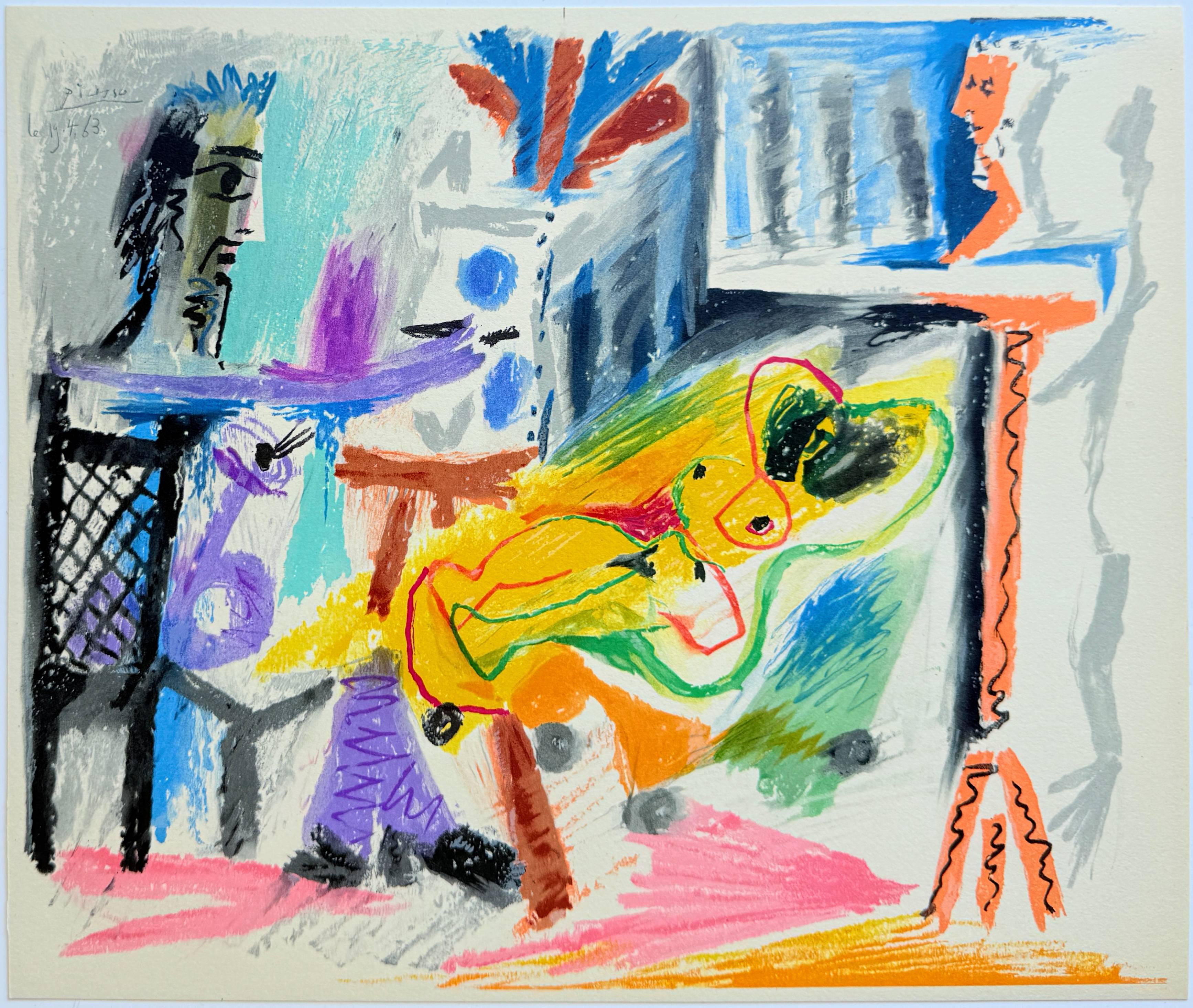 Peintre et modèle en vente 1