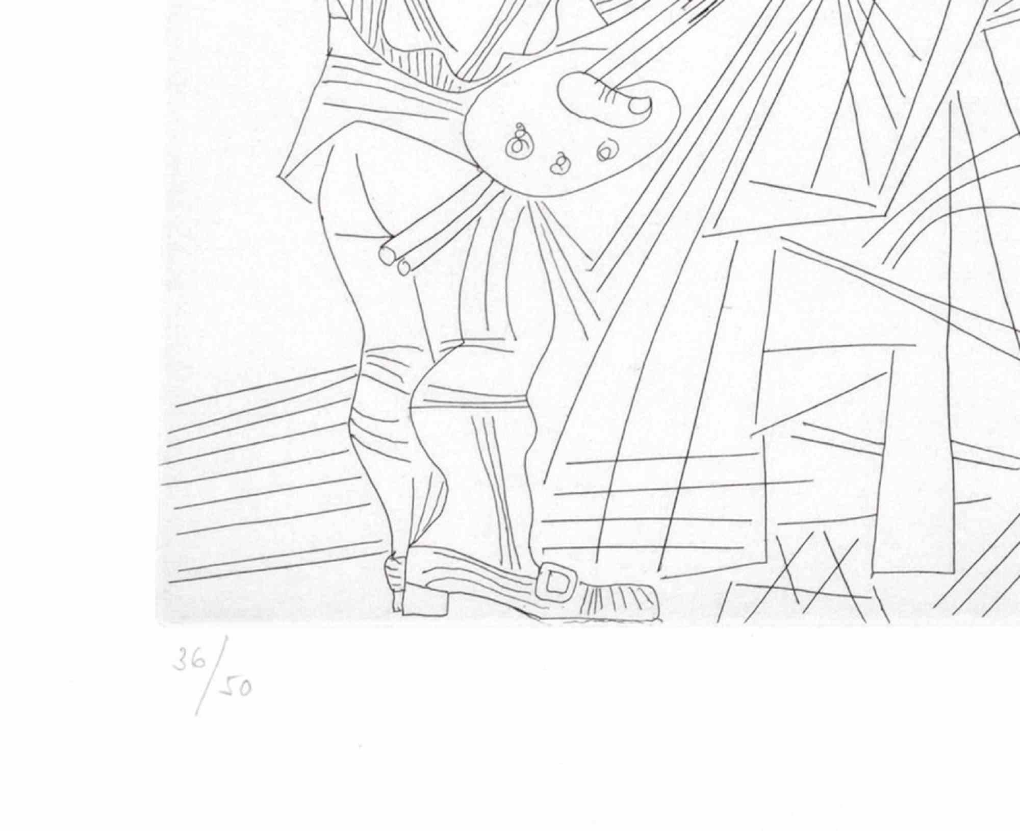 19 de septiembre de 1968 - Aguafuerte de Pablo Picasso - 1968 en venta 2