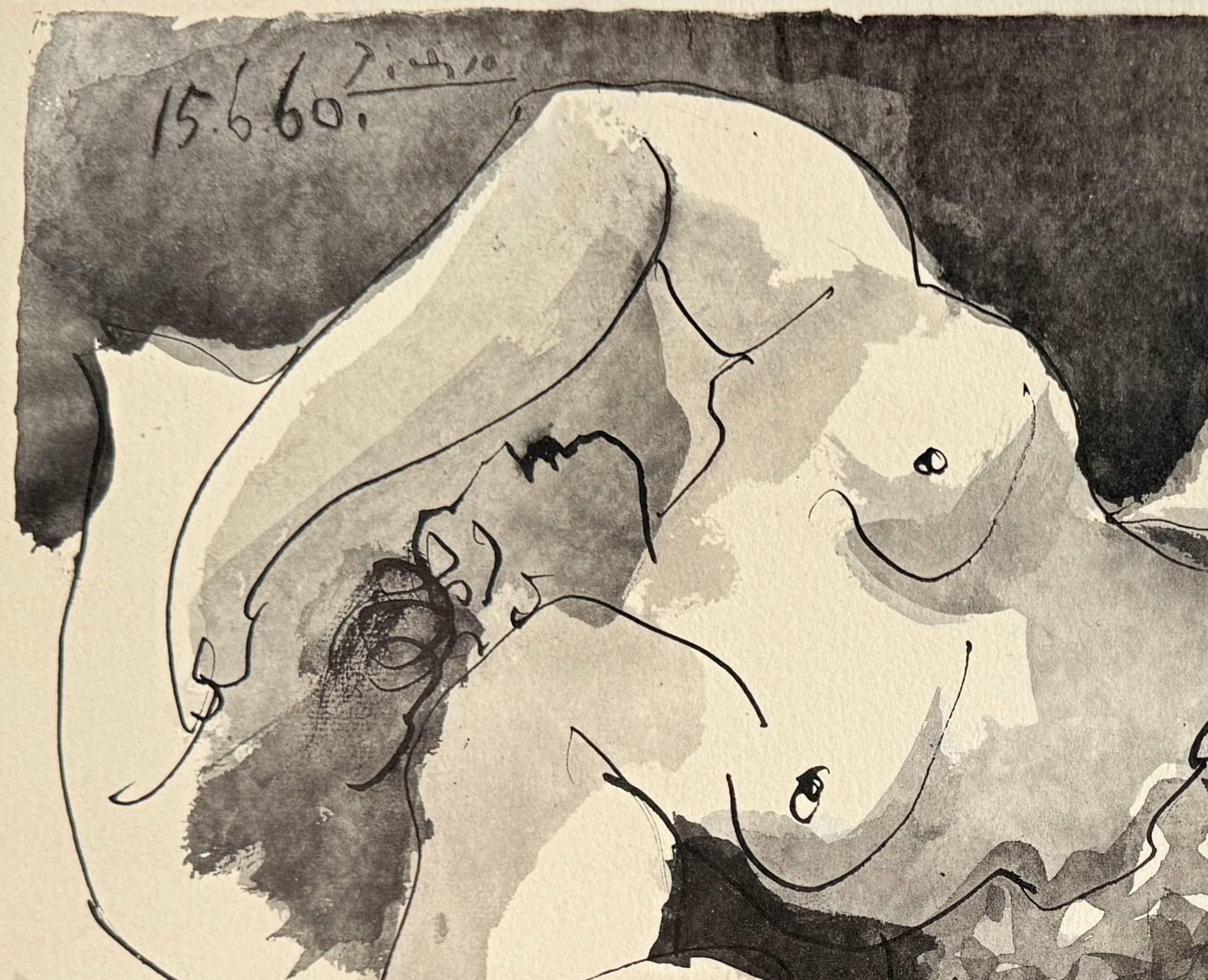 Picador et femme - Modern Art by Pablo Picasso
