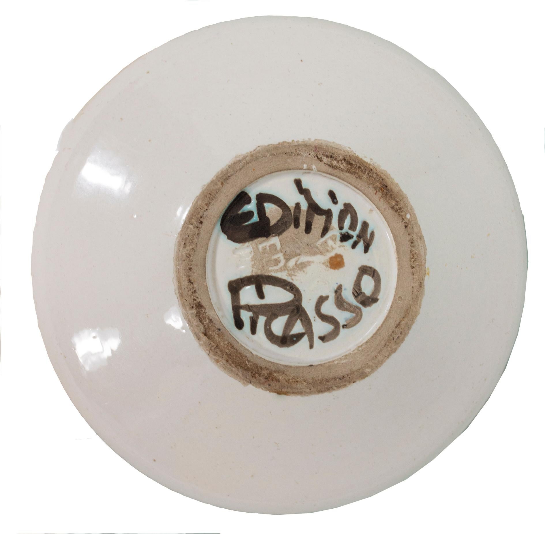 'Picador' Madoura ceramic bowl, Edition Picasso - Sculpture by Pablo Picasso