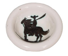 Vintage 'Picador' Madoura ceramic bowl, Edition Picasso