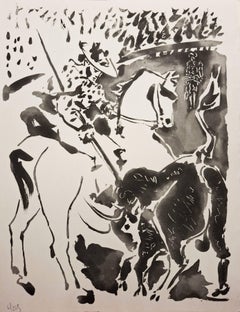 Picador, Original Lithograph by Pablo Picasso, Modern Style, 1964, Edition 6/245