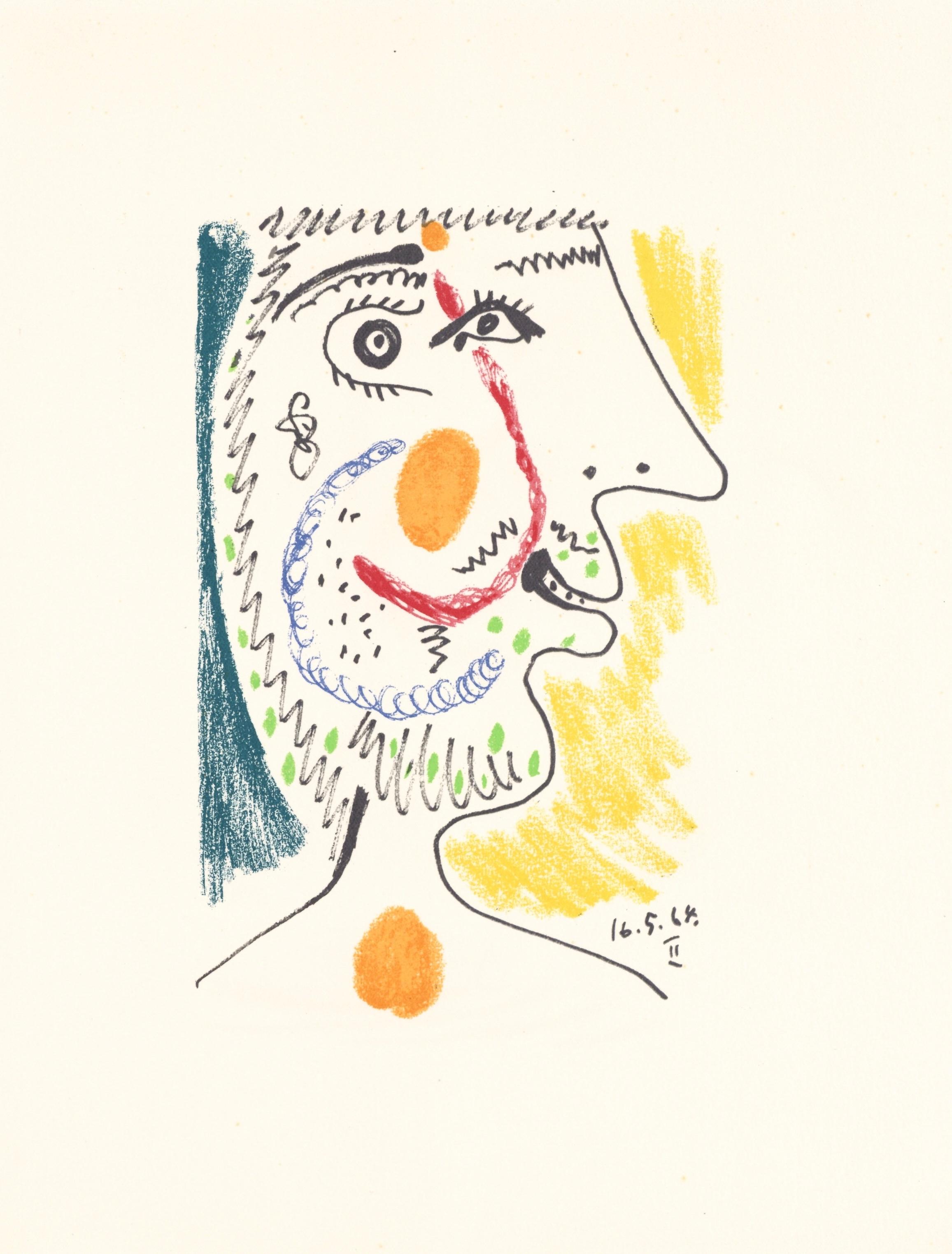 Lithograph and silkscreen with grease crayon, lithographic tusche, lead pencil, charcoal on vélin d'Arches paper. Paper size: 12.8 x 9.84 inches. Inscription: Unsigned and unnumbered, as issued. Catalogue raisonné reference: Goeppert, Sebastian, et