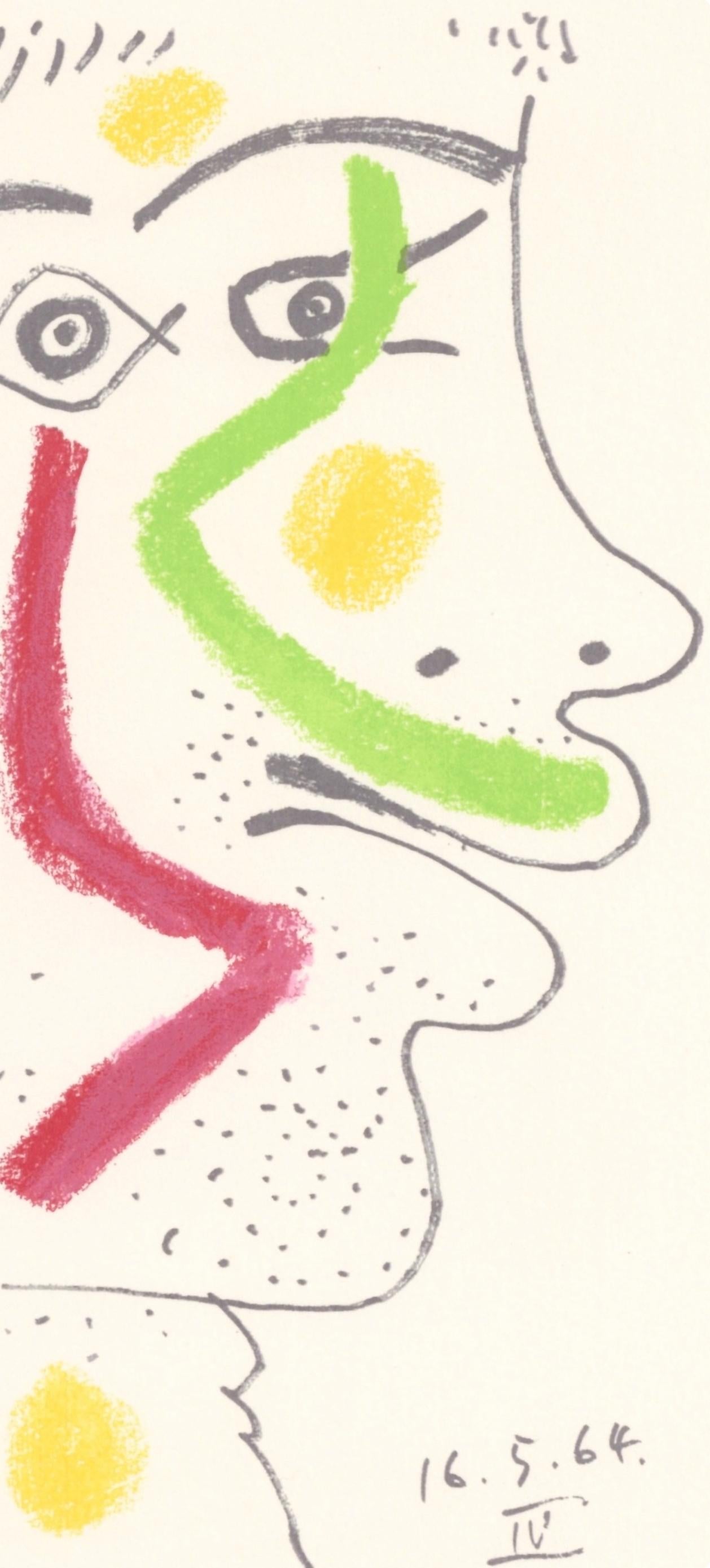 Picasso, 16.5.64. IV (Cramer 148), Le Goût du Bonheur (after) - Cubist Print by Pablo Picasso