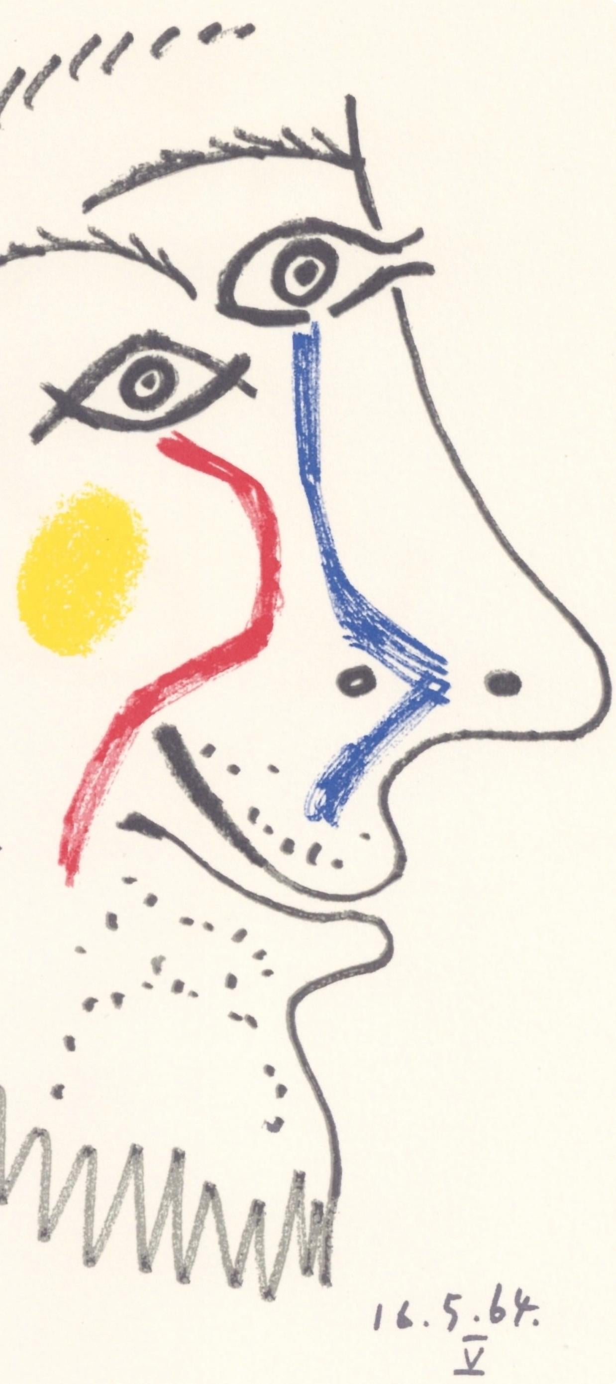 Picasso, 16.5.64. V (Cramer 148), Le Goût du Bonheur (after) - Print by Pablo Picasso
