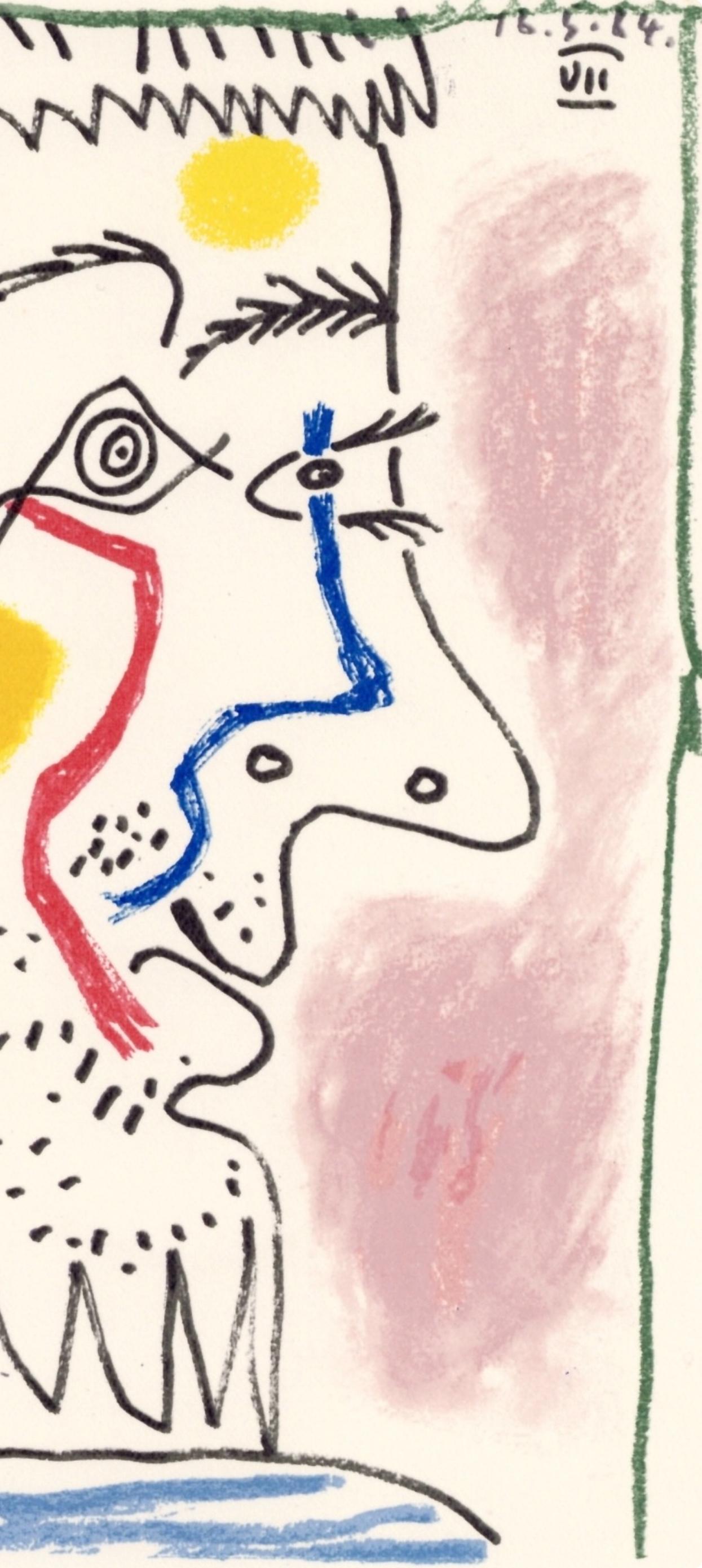 Picasso, 16.5.64. VII (Cramer 148), Le Goût du Bonheur (after) - Print by Pablo Picasso