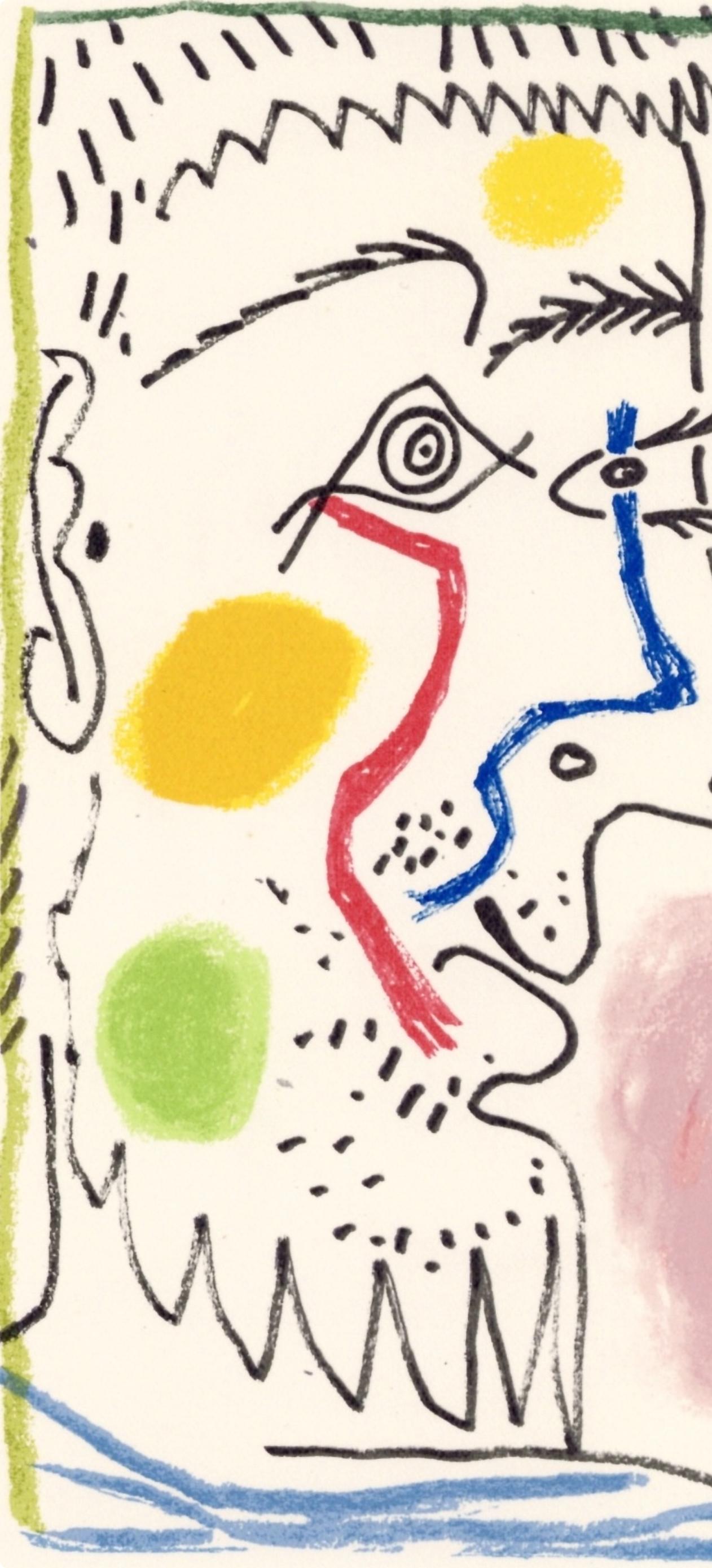 Picasso, 16.5.64. VII (Cramer 148), Le Goût du Bonheur (after) - White Landscape Print by Pablo Picasso