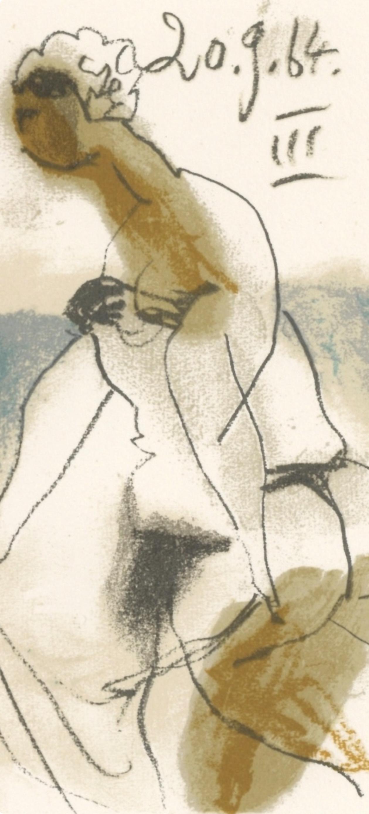 Picasso, 20.0.64. III (Cramer 148), Le Goût du Bonheur (after) - Cubist Print by Pablo Picasso