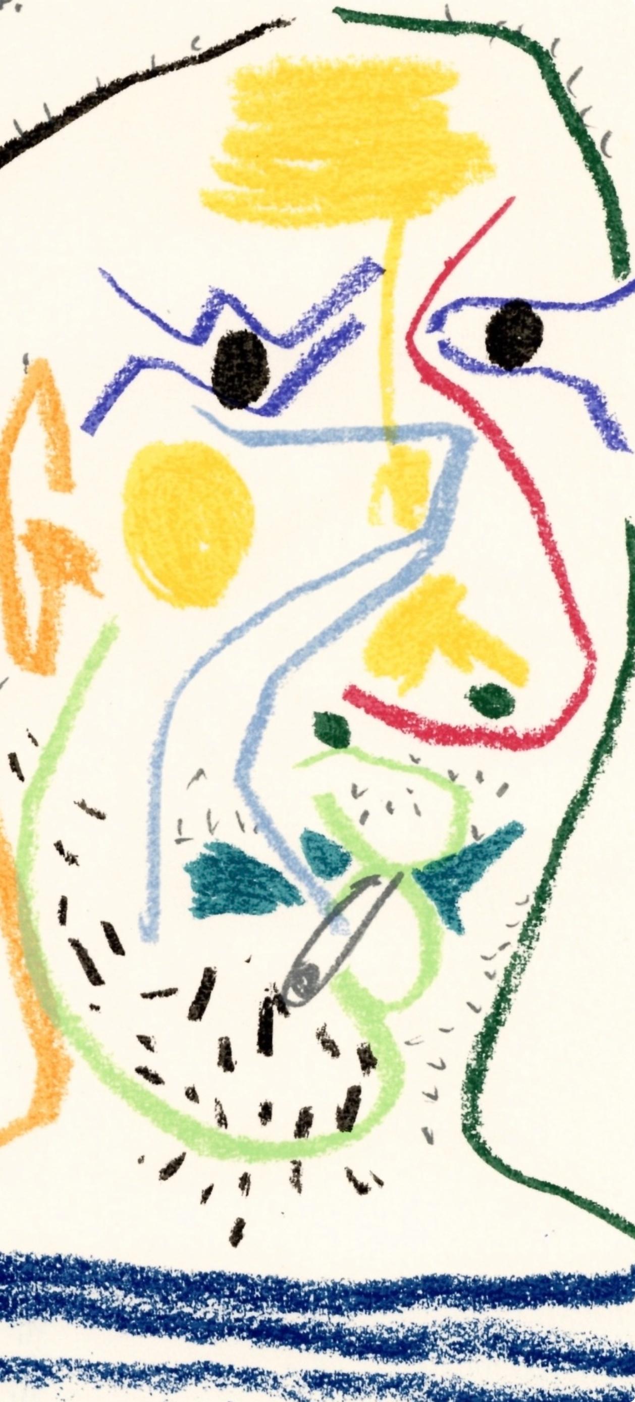 Picasso, 20.5.64 I (Cramer 148), Le Goût du Bonheur (after) - Cubist Print by Pablo Picasso