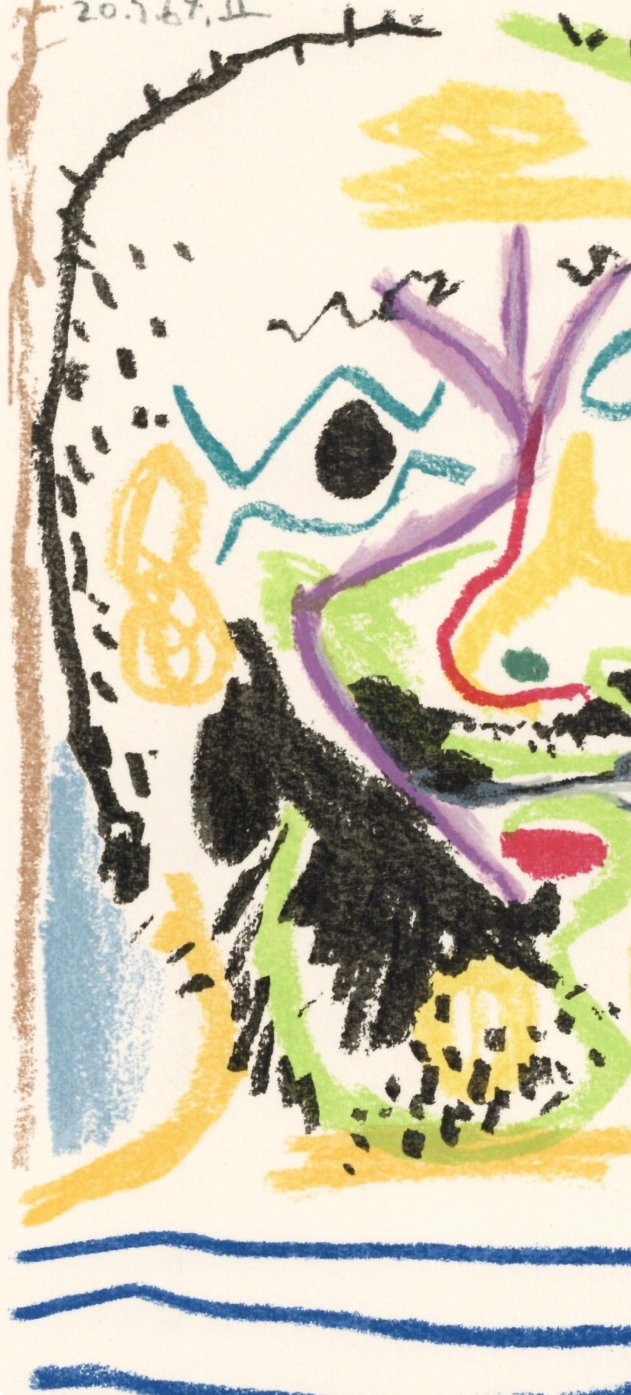 Picasso, 20.5.64. II (Cramer 148), Le Goût du Bonheur (after) - Cubist Print by Pablo Picasso