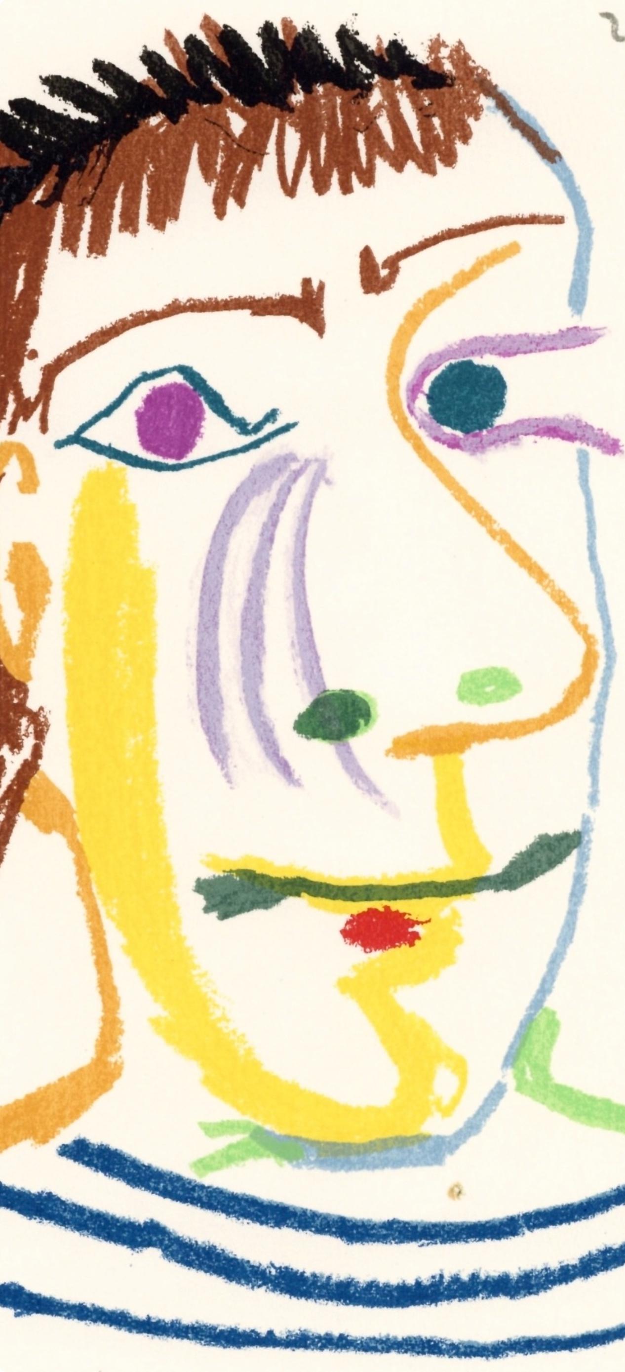Picasso, 20.5.64. IX (Cramer 148), Le Goût du Bonheur (after) - Print by Pablo Picasso