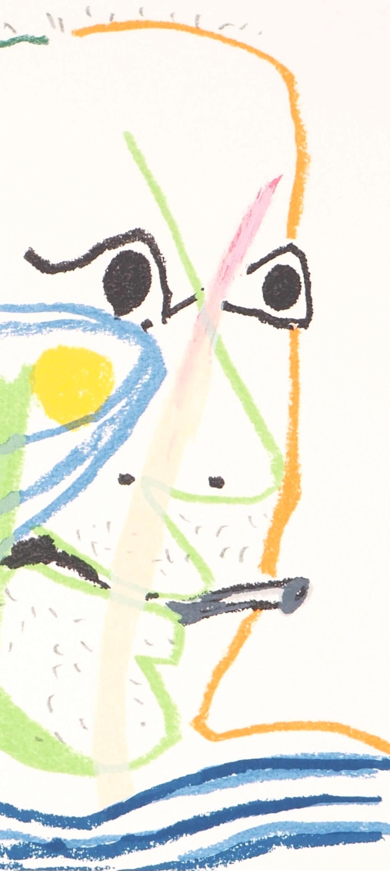 Picasso, 20.5.64. V (Cramer 148), Le Goût du Bonheur (after) - Print by Pablo Picasso