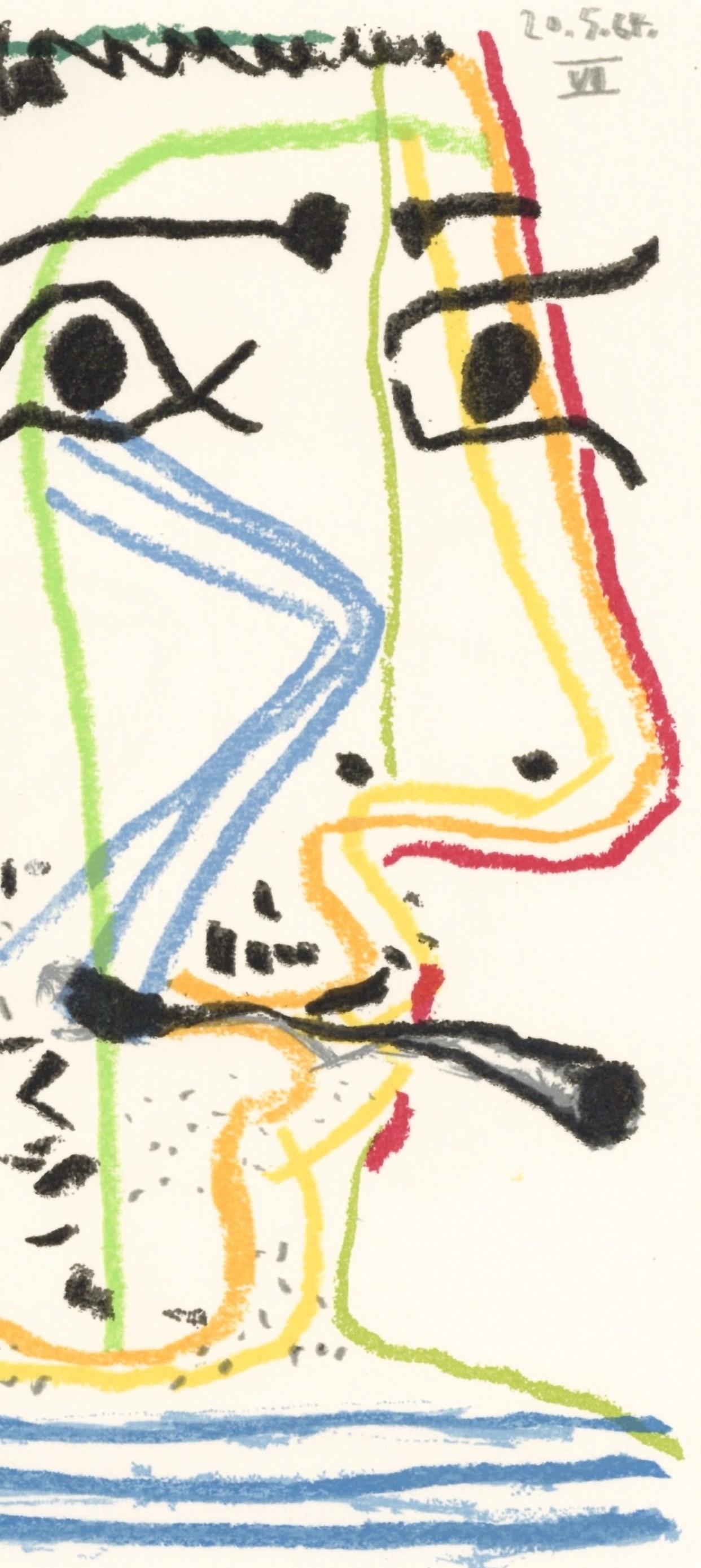 Picasso, 20.5.64. VI (Cramer 148), Le Goût du Bonheur (after) - Print by Pablo Picasso