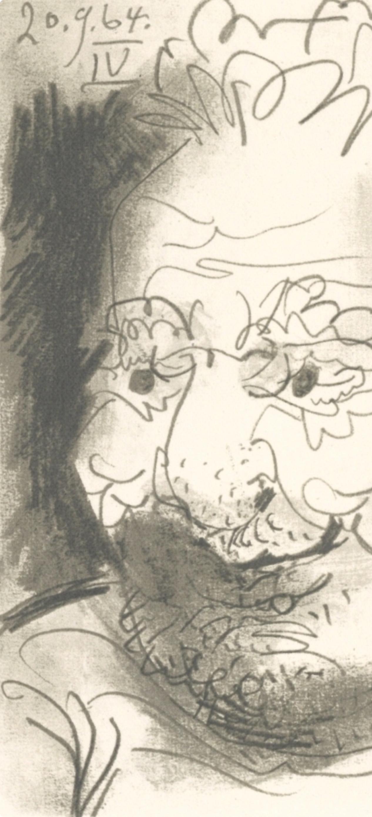 Picasso, 20.9.64. IV (Cramer 148), Le Goût du Bonheur (after) - Print by Pablo Picasso