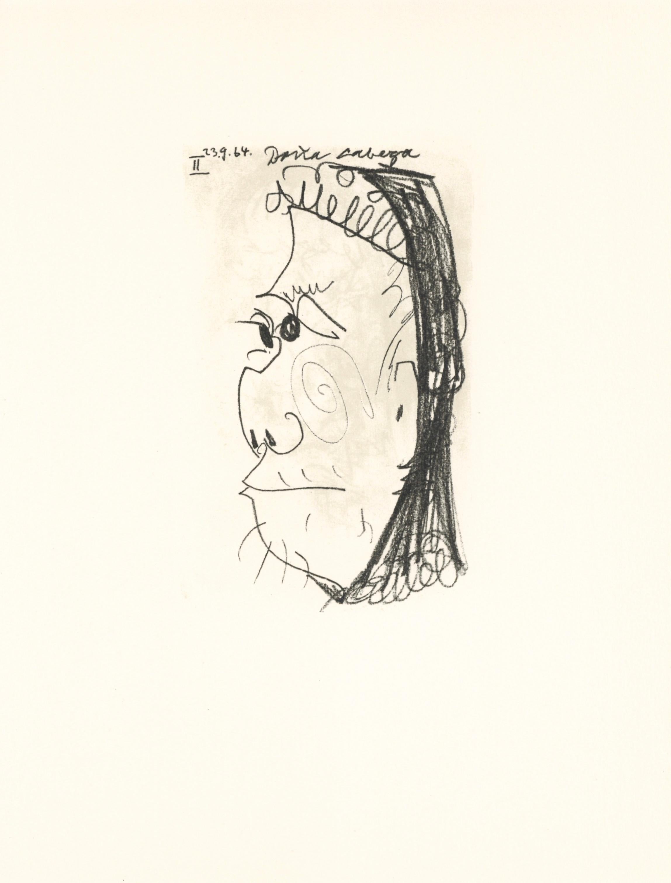 Lithograph and silkscreen with grease crayon, lithographic tusche, lead pencil, charcoal on vélin d'Arches paper. Paper size: 12.8 x 9.84 inches. Inscription: Unsigned and unnumbered, as issued. Catalogue raisonné reference: Goeppert, Sebastian, et