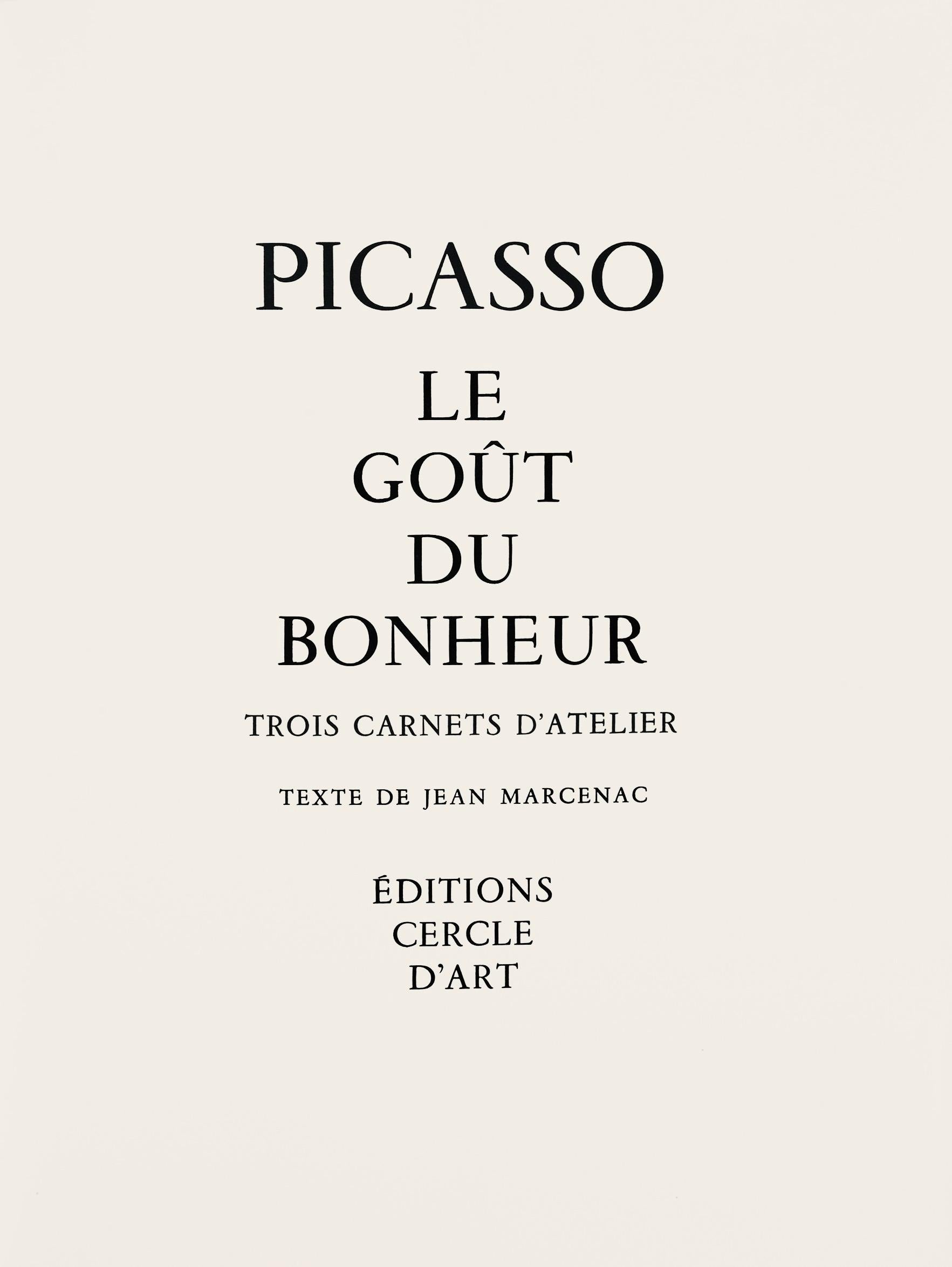 Picasso, 25.4.64. (Cramer 148), Le Goût du Bonheur (después) en venta 1